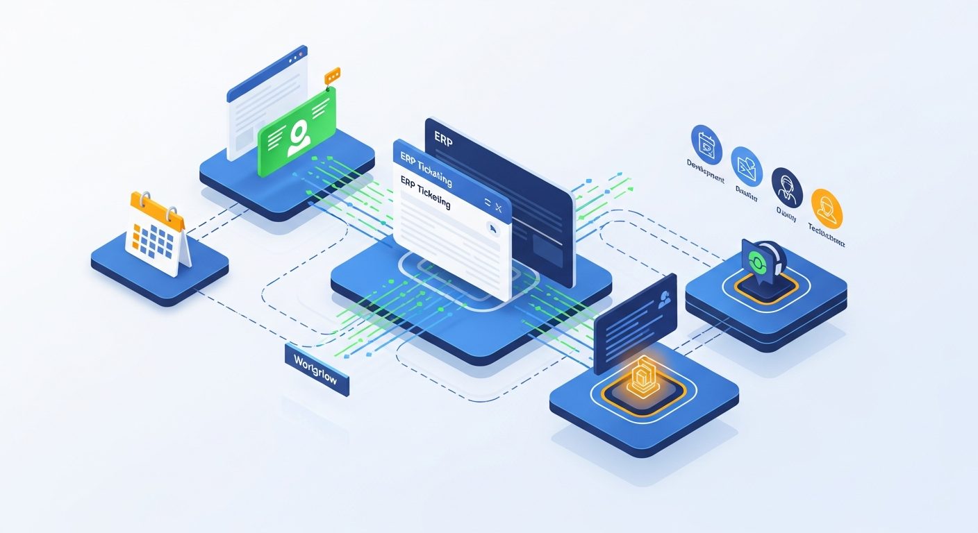 مدیریت تیکت در ERP؛ کلید هماهنگی عملیاتی و افزایش ROI در AImori